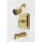 Kingston Brass KB4657CKL Single-Handle Tub and Shower Faucet, Brushed Brass KB4657CKL - alternate 3